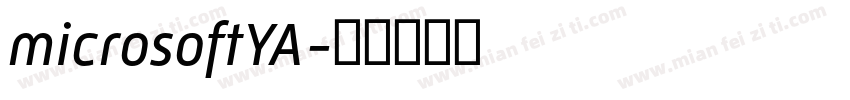 microsoftYA字体转换