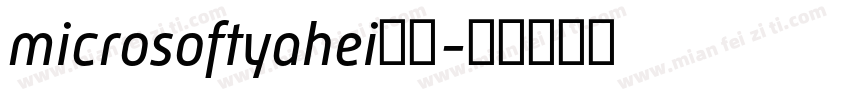microsoftyahei普通字体转换