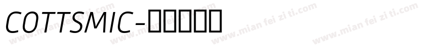 COTTSMIC字体转换
