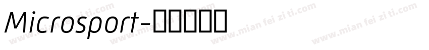 Microsport字体转换