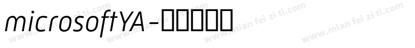 microsoftYA字体转换