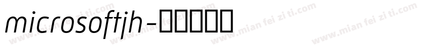 microsoftjh字体转换