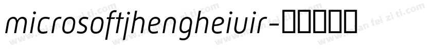 microsoftjhengheiuir字体转换
