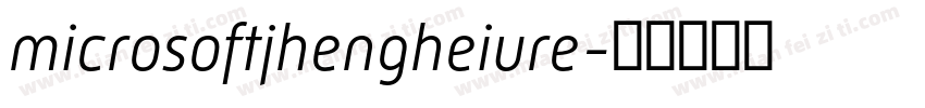 microsoftjhengheiure字体转换