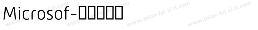 Microsof字体转换