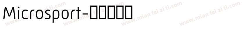 Microsport字体转换