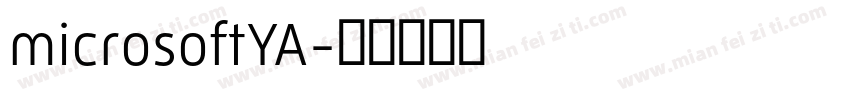 microsoftYA字体转换