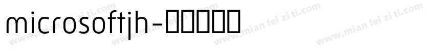 microsoftjh字体转换