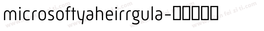 microsoftyaheirrgula字体转换