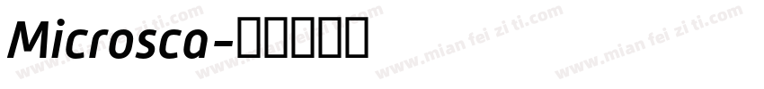 Microsca字体转换
