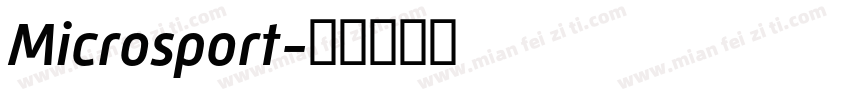 Microsport字体转换