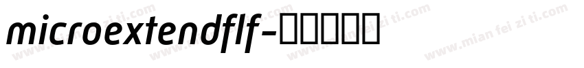 microextendflf字体转换
