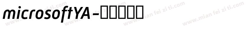 microsoftYA字体转换