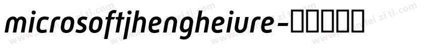 microsoftjhengheiure字体转换