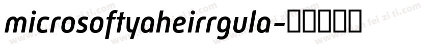microsoftyaheirrgula字体转换