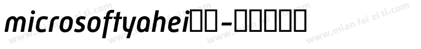 microsoftyahei普通字体转换