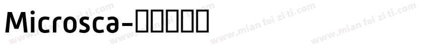 Microsca字体转换