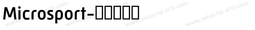Microsport字体转换