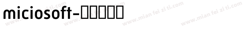miciosoft字体转换