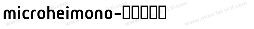 microheimono字体转换