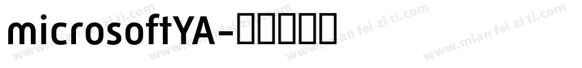 microsoftYA字体转换