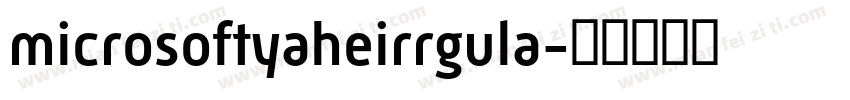 microsoftyaheirrgula字体转换
