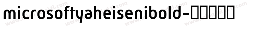 microsoftyaheisenibold字体转换