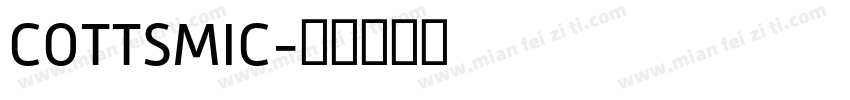 COTTSMIC字体转换