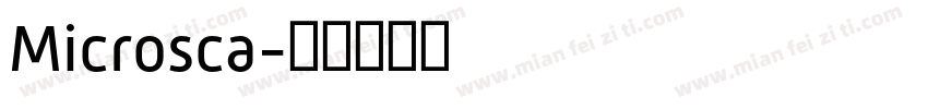 Microsca字体转换