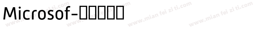 Microsof字体转换