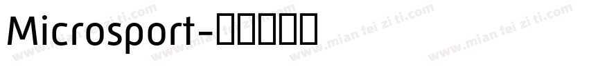 Microsport字体转换