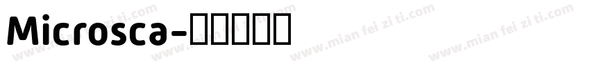 Microsca字体转换