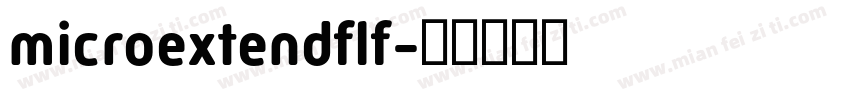microextendflf字体转换