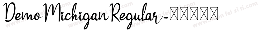 DemoMichiganRegular字体转换