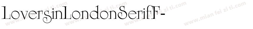 LoversinLondonSerifF字体转换
