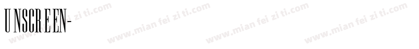 Unscreen字体转换