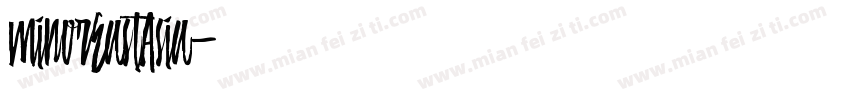 minorEastAsia字体转换