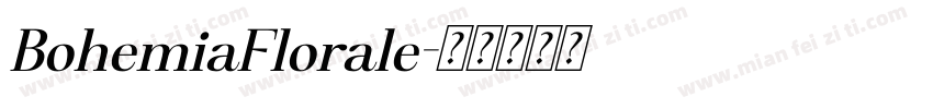 BohemiaFlorale字体转换