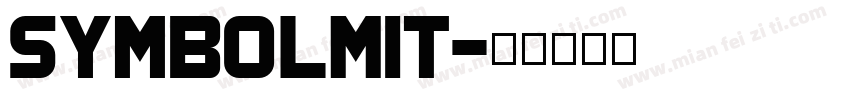 SymbolMIT字体转换