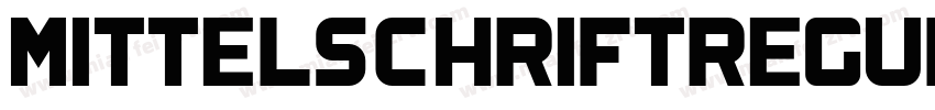 mittelschriftregular字体转换