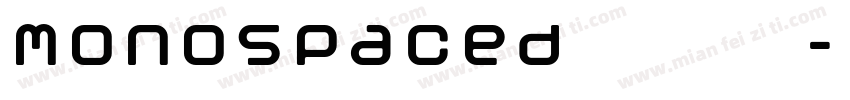 monospaced字体下载字体转换