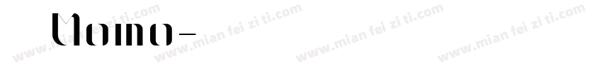 米萌Momo字体转换