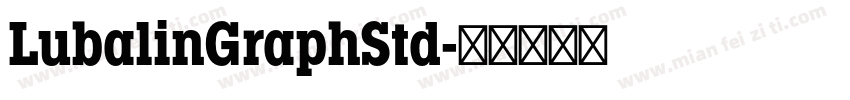 LubalinGraphStd字体转换