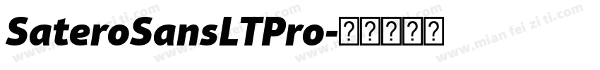 SateroSansLTPro字体转换
