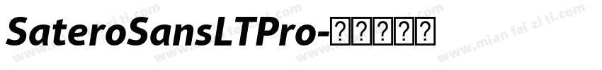 SateroSansLTPro字体转换