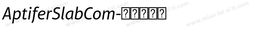 AptiferSlabCom字体转换