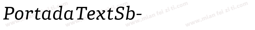 PortadaTextSb字体转换