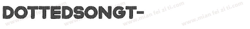 DottedSongt字体转换
