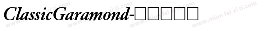 ClassicGaramond字体转换