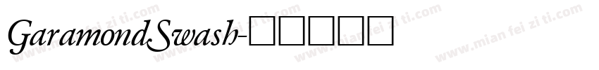 GaramondSwash字体转换